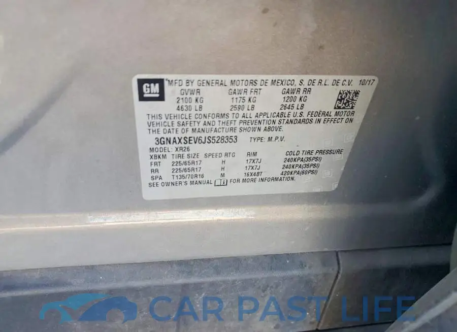 3GNAXSEV6JS528353# 12
