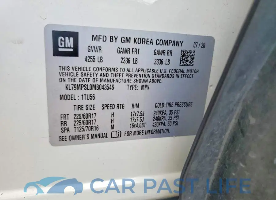 KL79MPSL0MB043546# 13