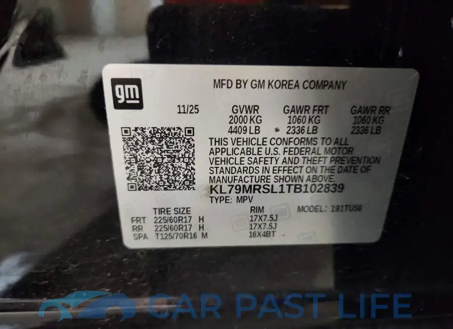 KL79MRSL1TB102839# 13
