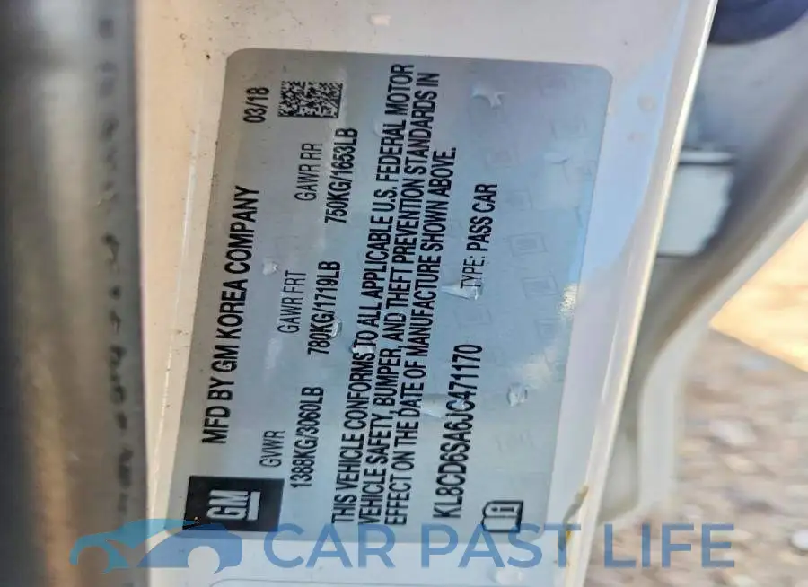 KL8CD6SA6JC471170# 12
