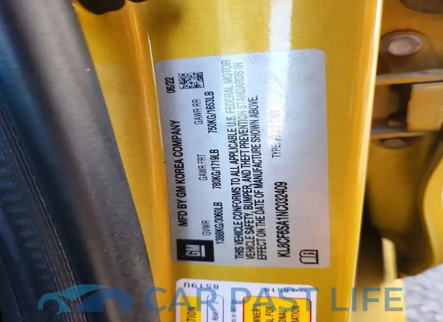 KL8CF6SA1NC032409# 13