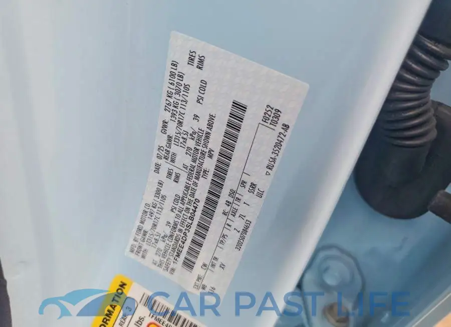 1FMEE4DP3SLB04470# 12