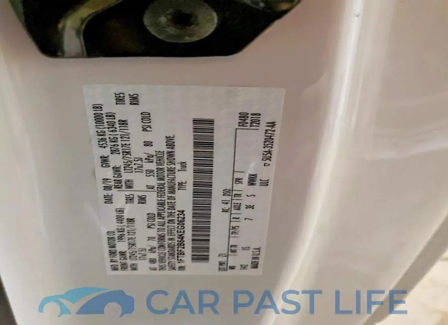 1FTBF2B64KEG06234# 12