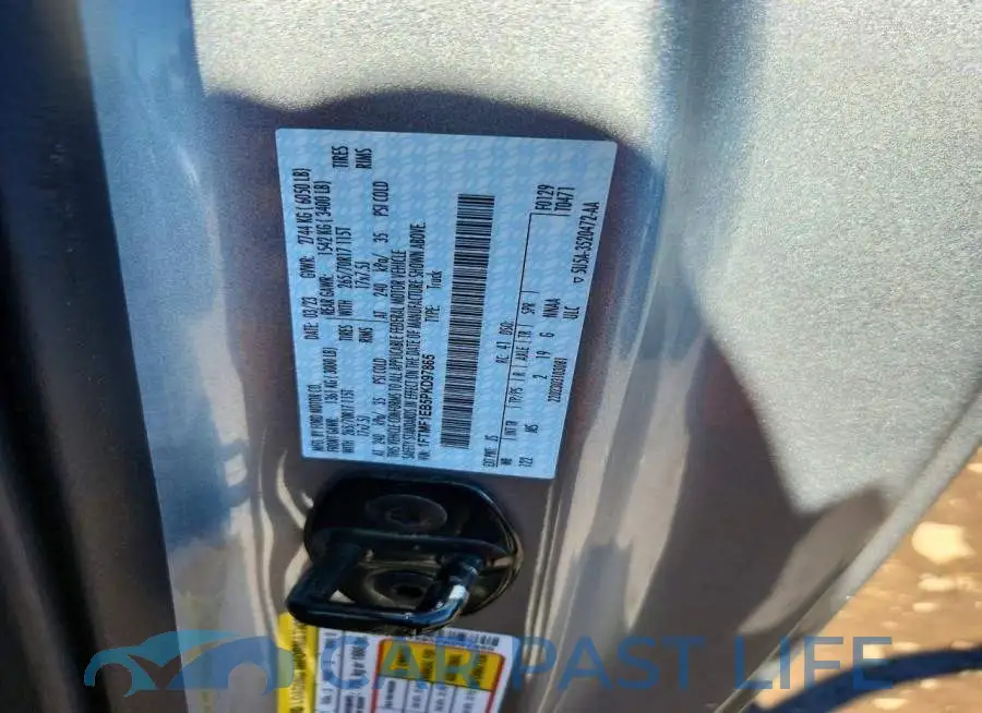1FTMF1EB5PKD97865# 13