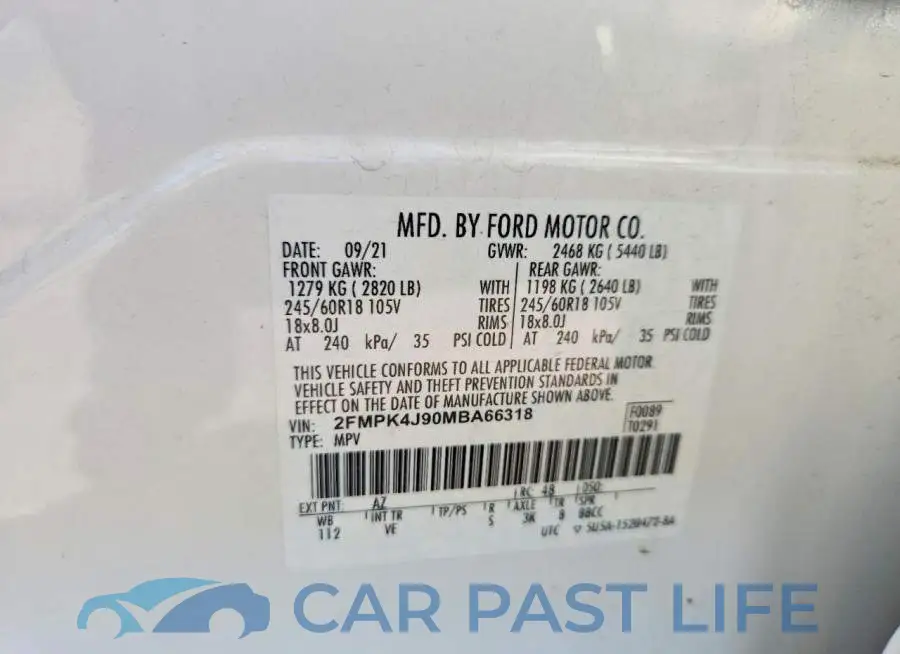 2FMPK4J90MBA66318# 12