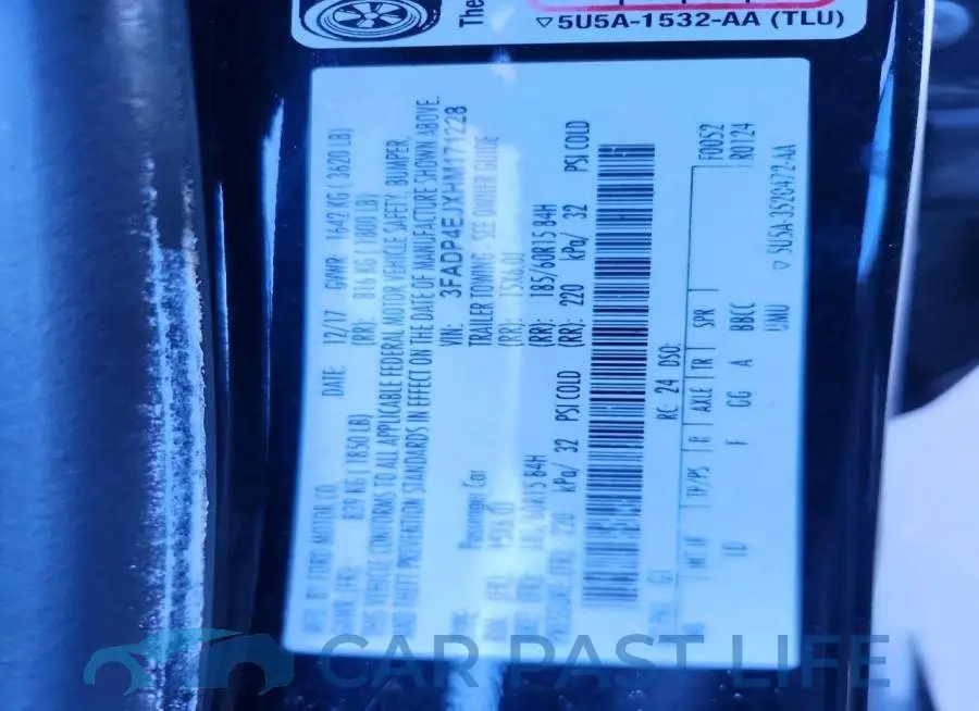 3FADP4EJXHM171228# 12