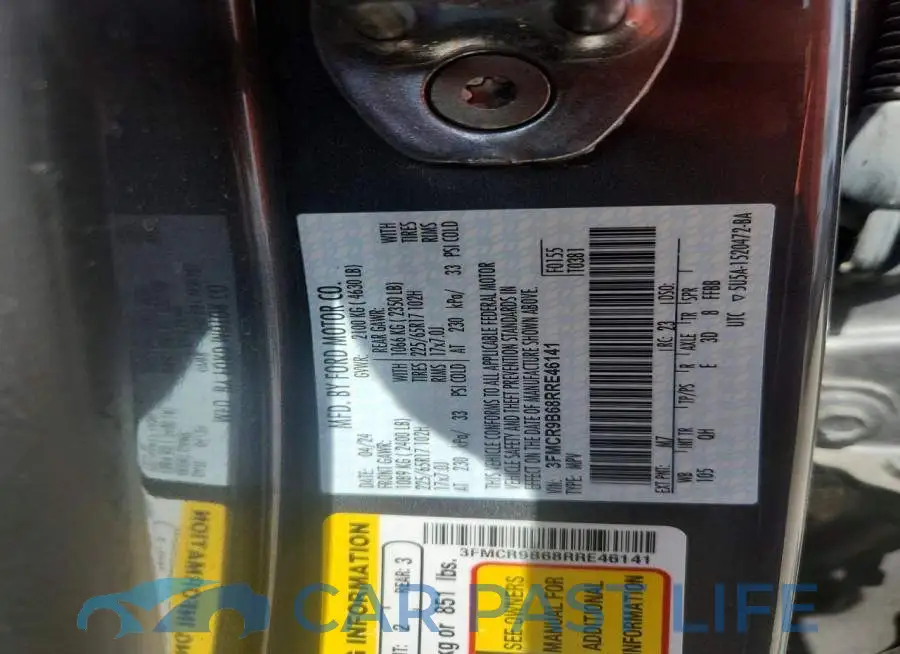 3FMCR9B68RRE46141# 12