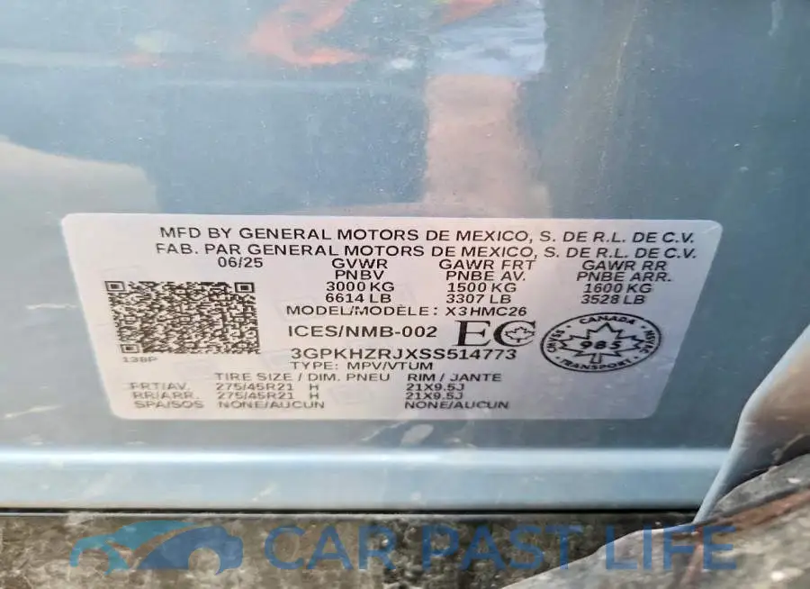 3GPKHZRJXSS514773# 13