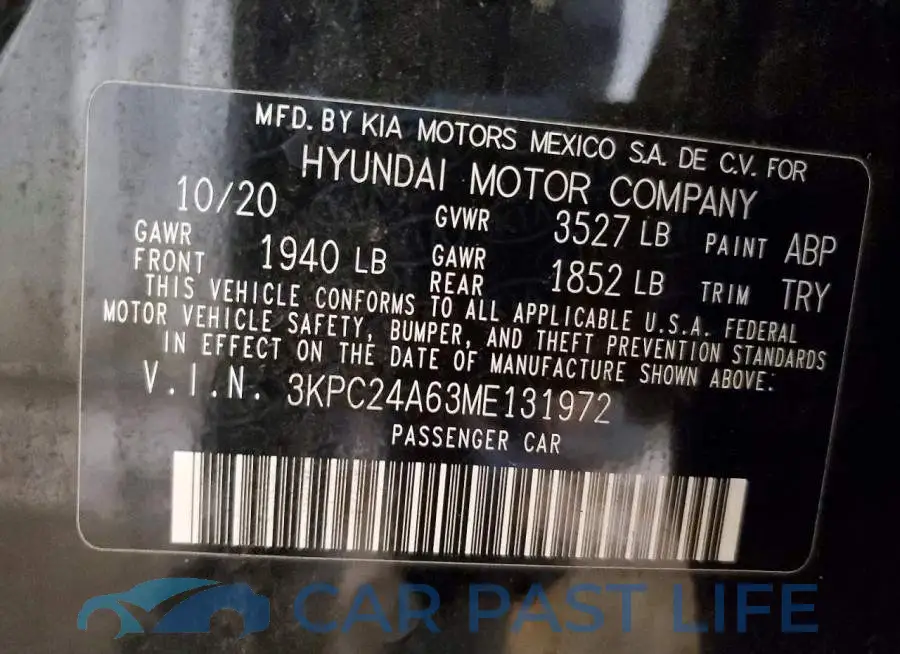 3KPC24A63ME131972# 13