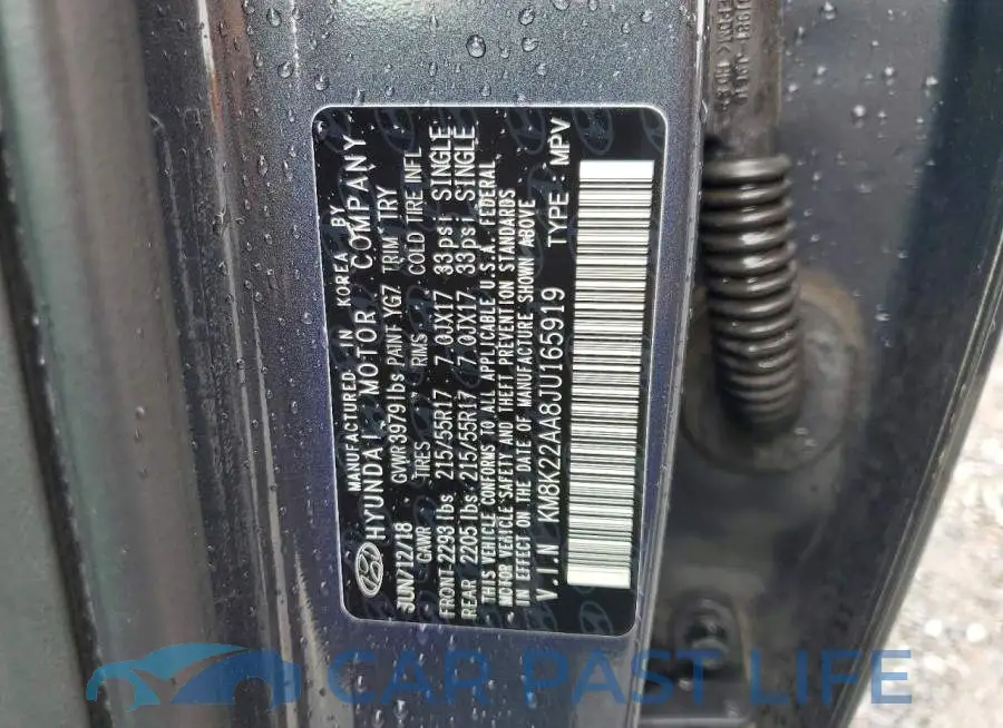 KM8K22AA8JU165919# 13