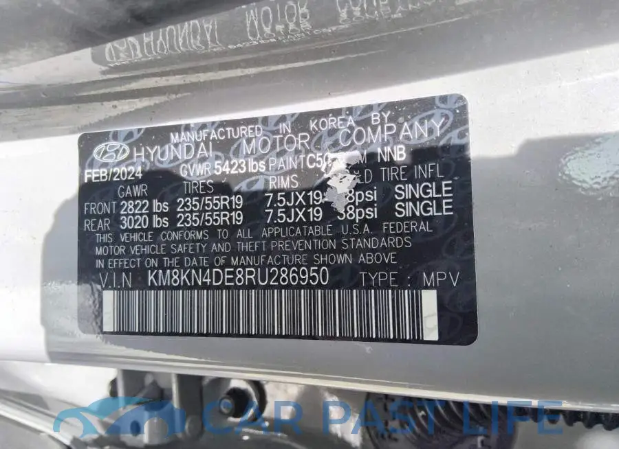 KM8KN4DE8RU286950# 13