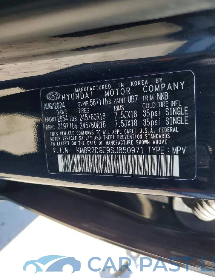 KM8R2DGE9SU850971# 14