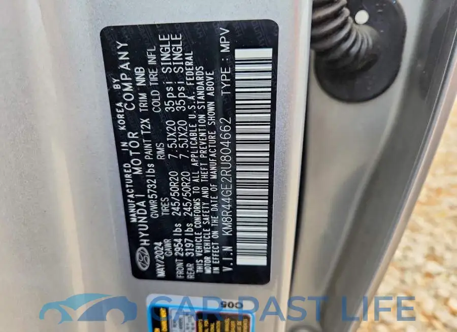 KM8R44GE2RU804662# 13