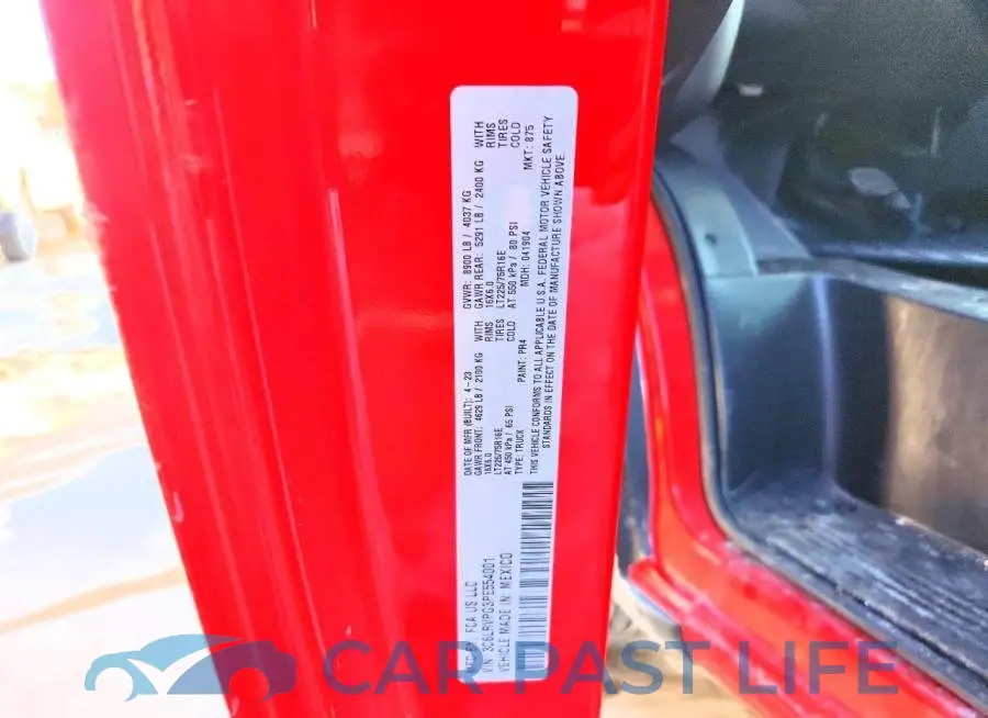 3C6LRVPG3PE554001# 13