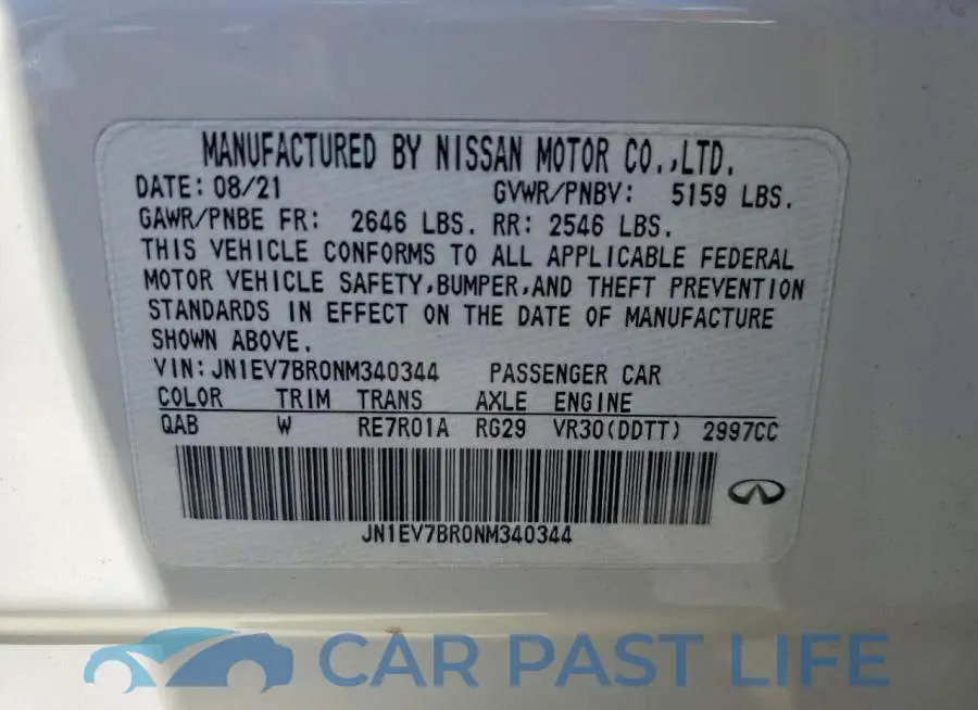 JN1EV7BR0NM340344# 12