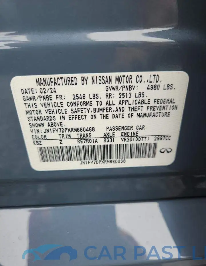 JN1FV7DPXRM660468# 12