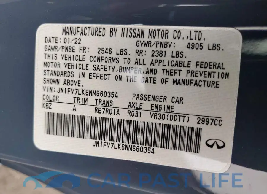 JN1FV7LK6NM660354# 12