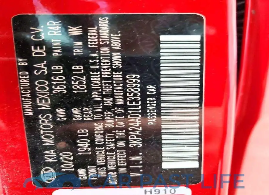 3KPA24AD1LE358999# 13