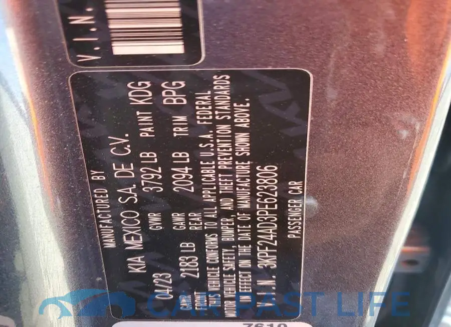 3KPF24AD3PE623806# 13