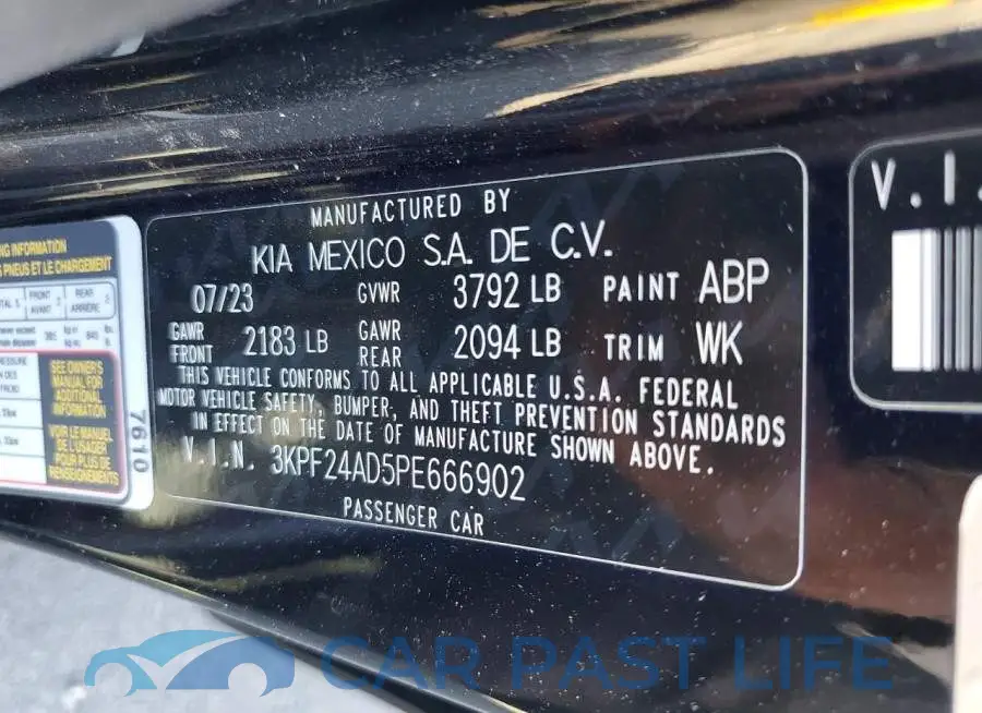 3KPF24AD5PE666902# 12
