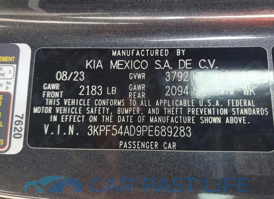 3KPF54AD9PE689283# 12