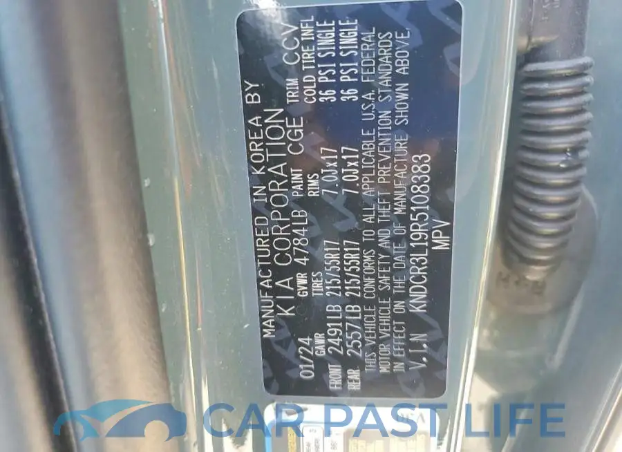KNDCR3L19R5108383# 13