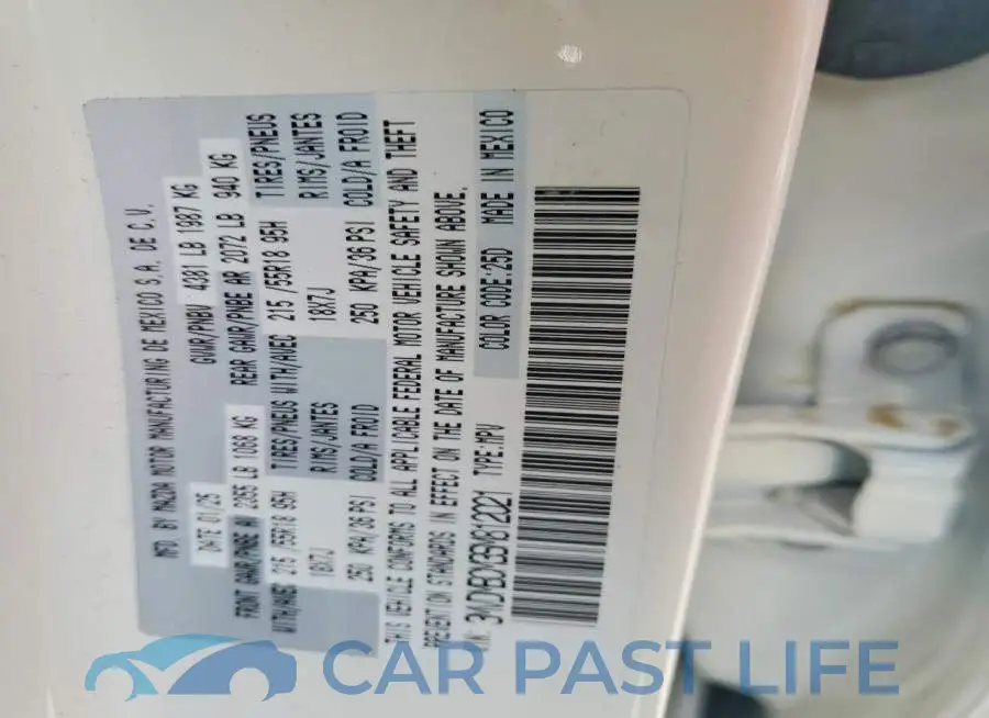 3MVDMBCM3SM812021# 12