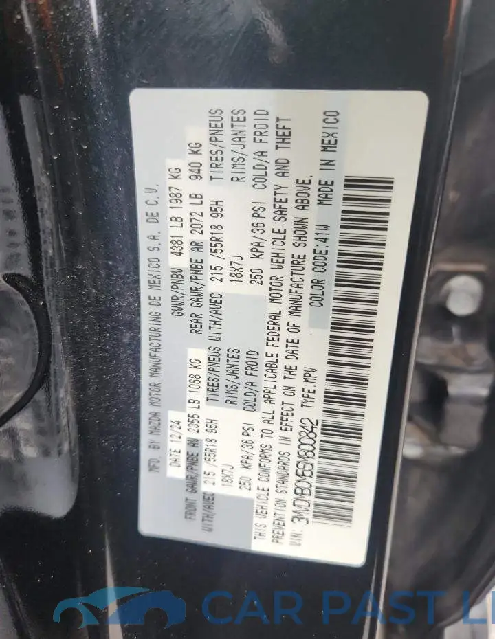 3MVDMBCM5SM800842# 13