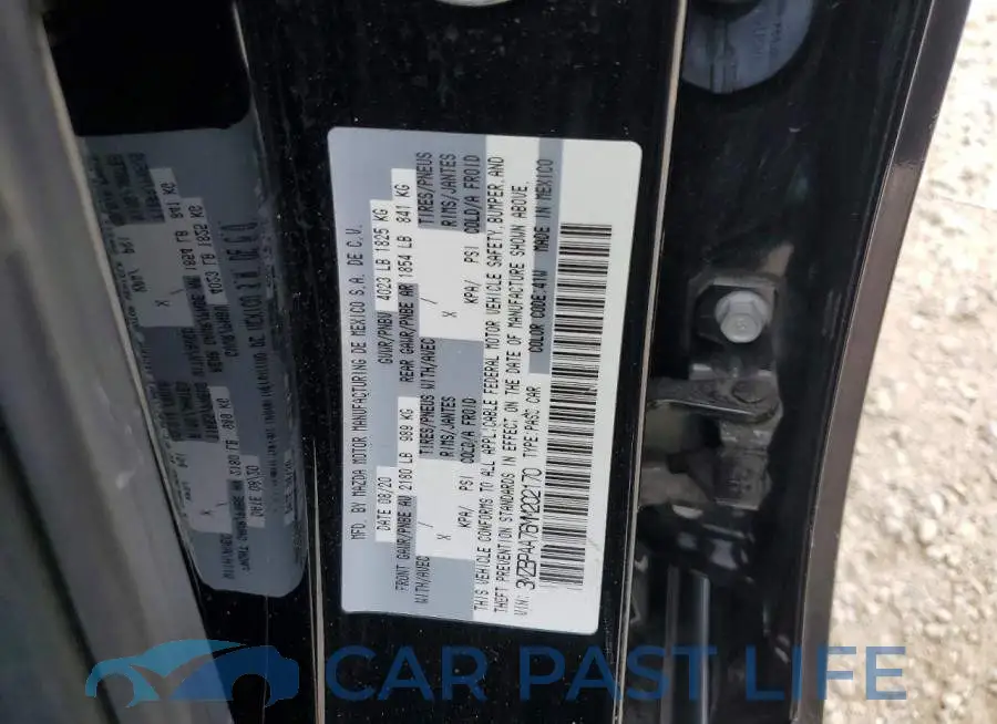 3MZBPAA76MM202170# 12