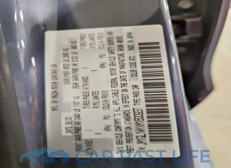 JM1GL1WYXM1600937# 12