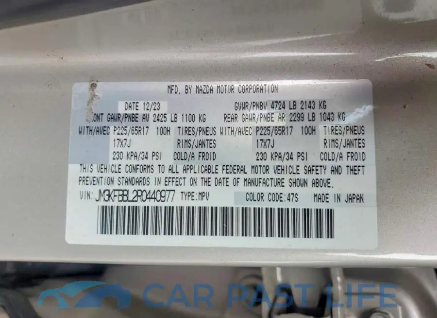 JM3KFBBL2R0440977# 14