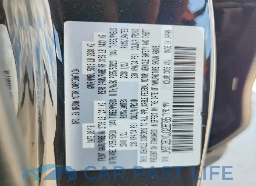 JM3TCBDY0J0236785# 13