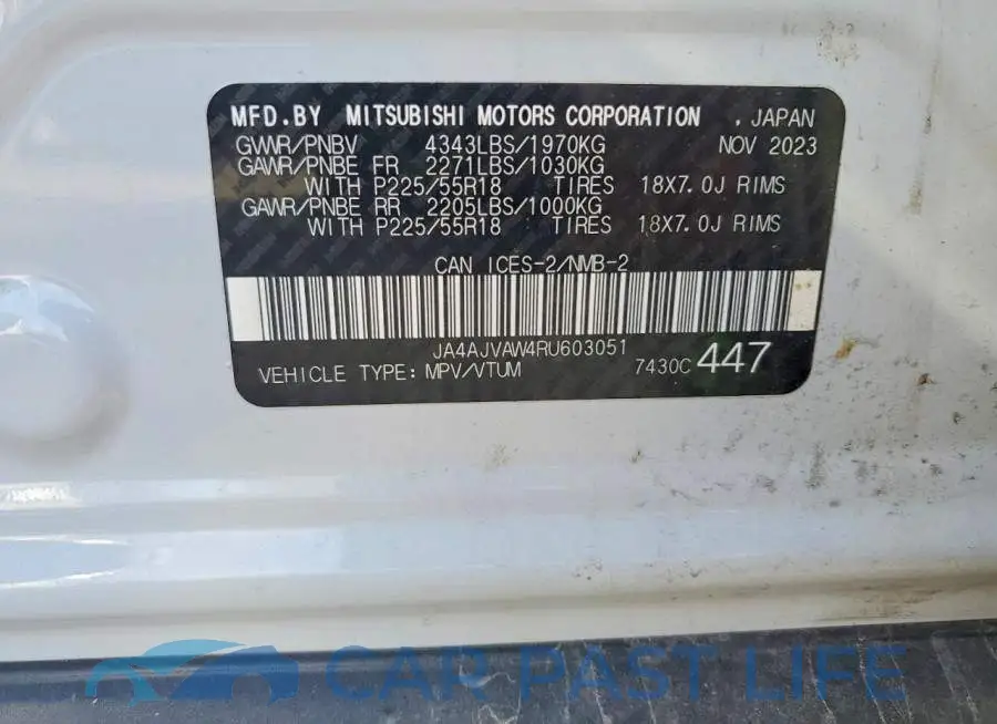 JA4AJVAW4RU603051# 13
