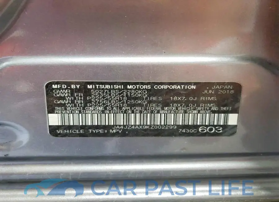JA4JZ4AX9KZ002299# 13