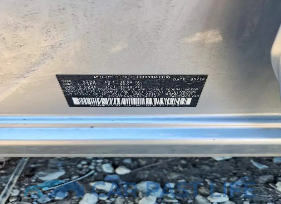 4S3GTAA61J3747945# 12