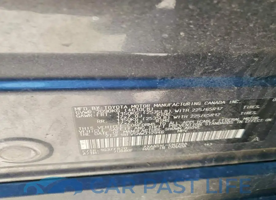 2T3F1RFV5NW312946# 13