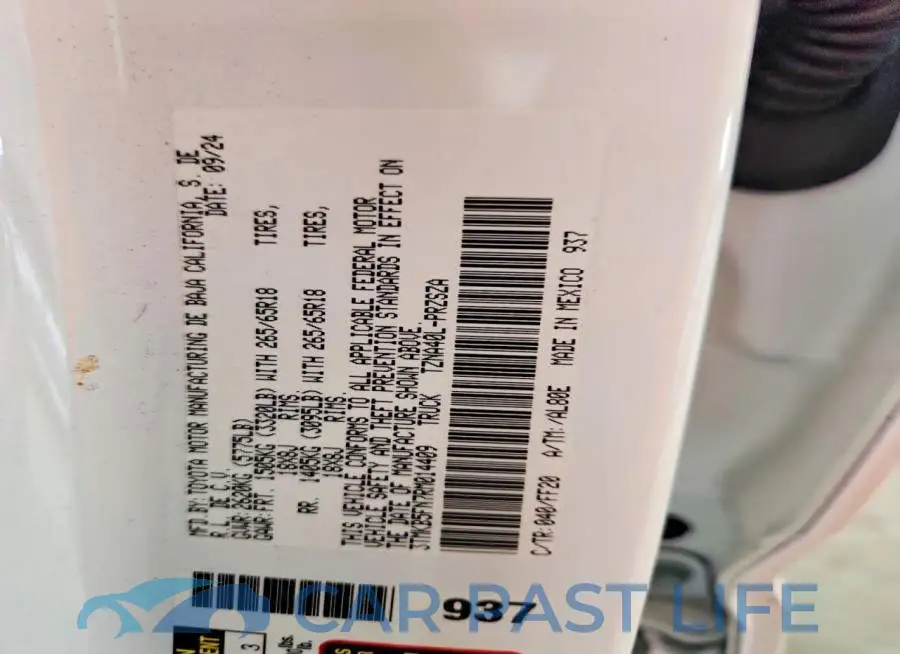 3TMKB5FN7RM014409# 12