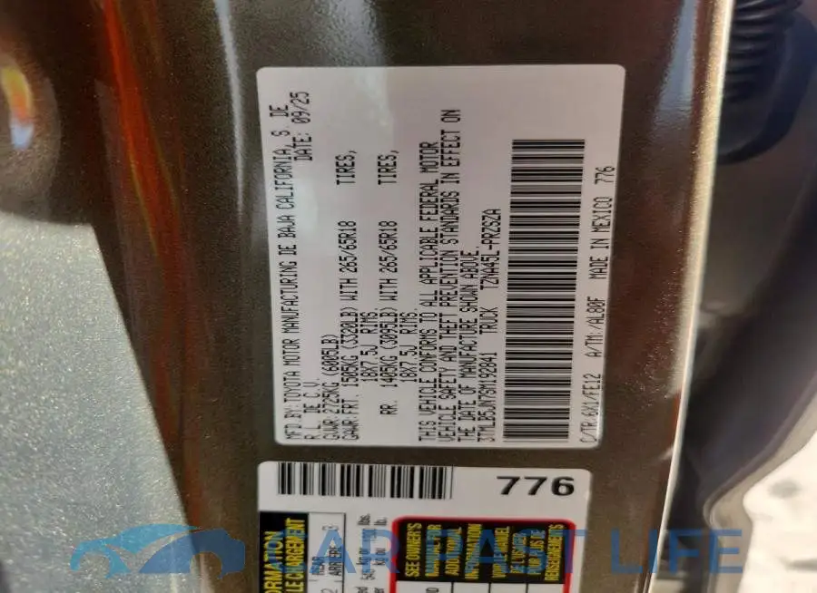 3TMLB5JN7SM192841# 12