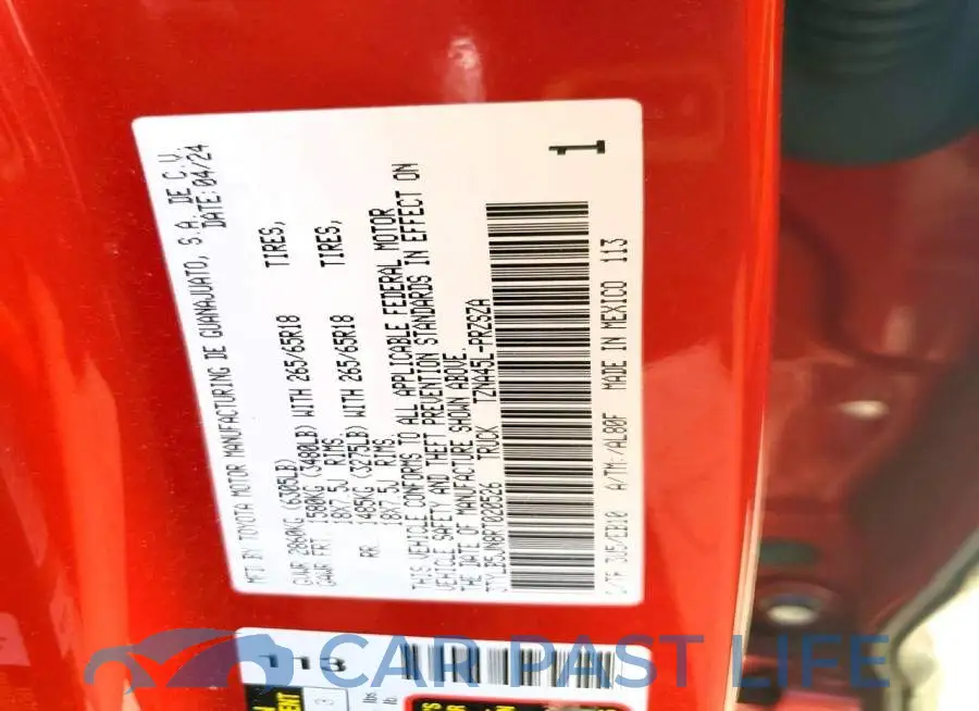 3TYLB5JN8RT020526# 12