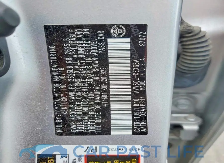 4T1BD1FK0HU200923# 13