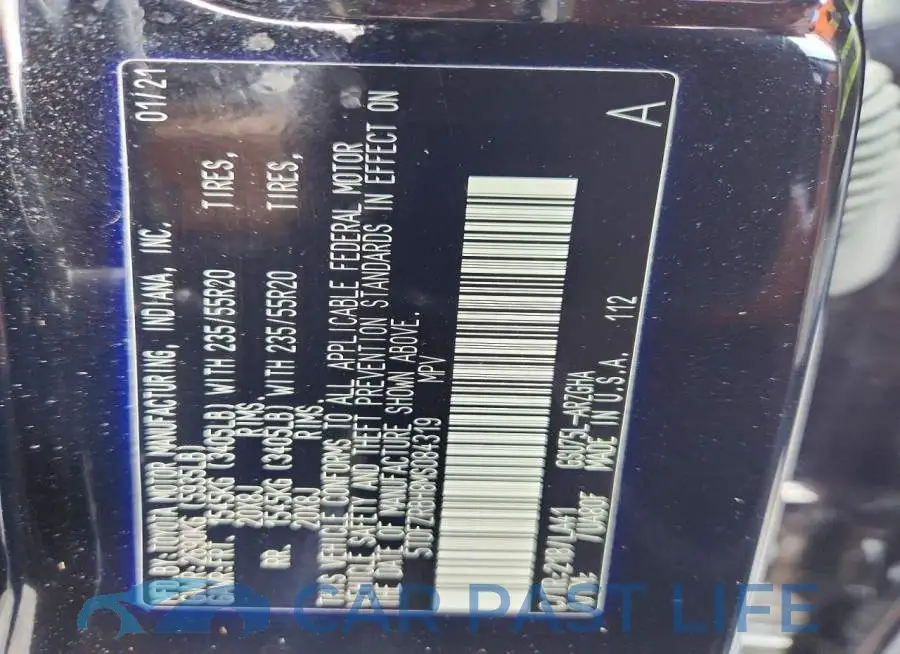 5TDFZRBH8MS084319# 13