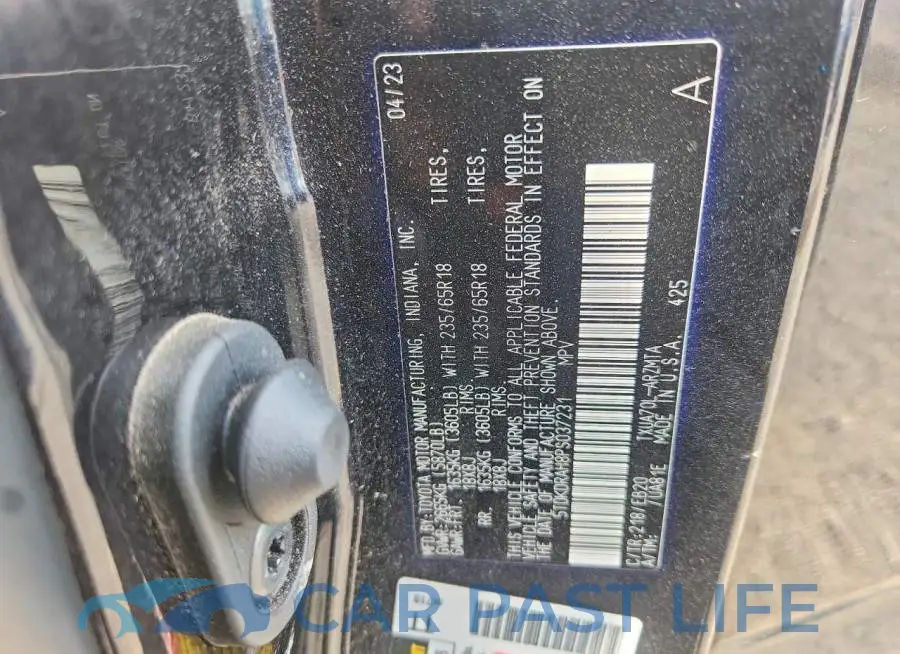 5TDKDRAH8PS037231# 13