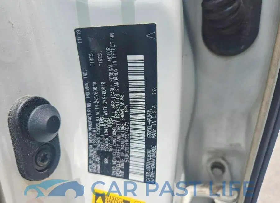 5TDKZRFH1KS574672# 12