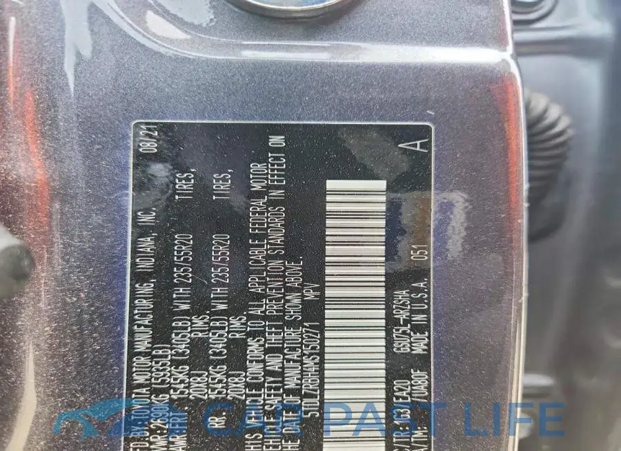 5TDLZRBH4MS150271# 13