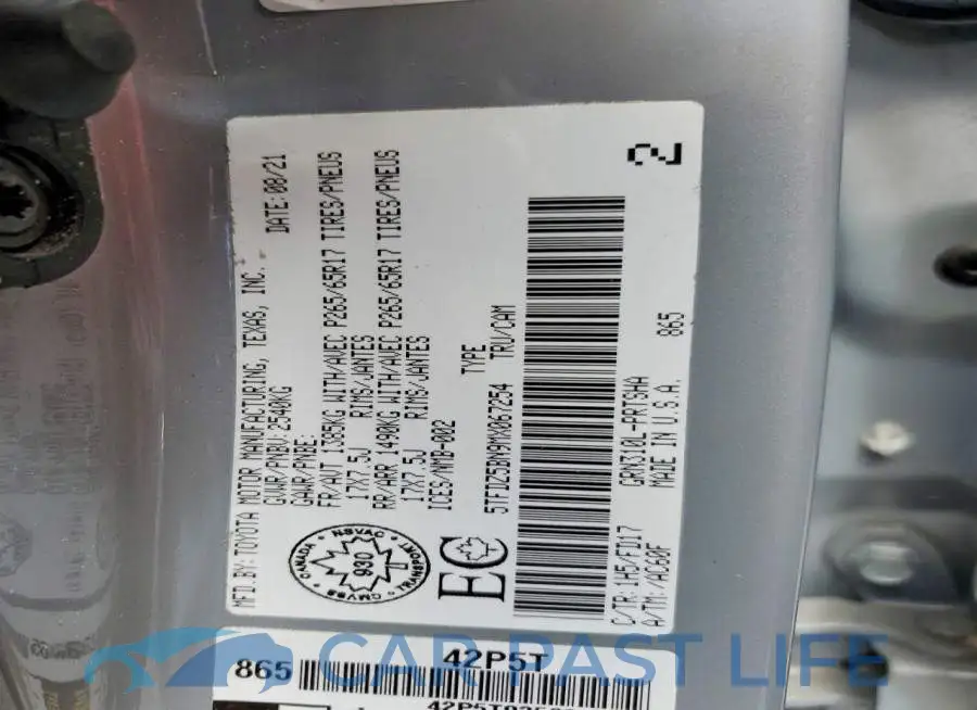 5TFDZ5BN9MX067254# 12