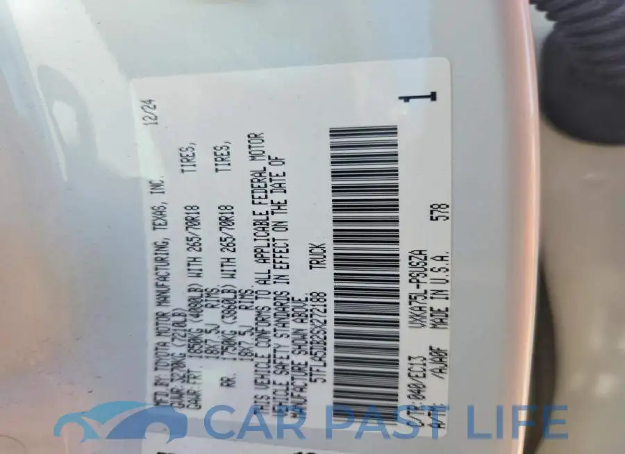 5TFLA5DB2SX272188# 12