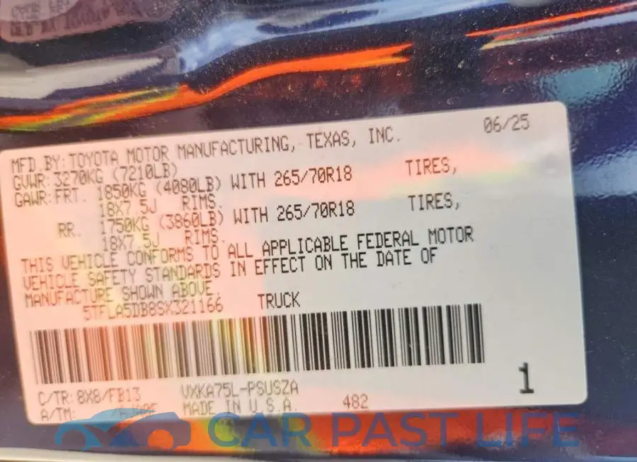 5TFLA5DB8SX321166# 12