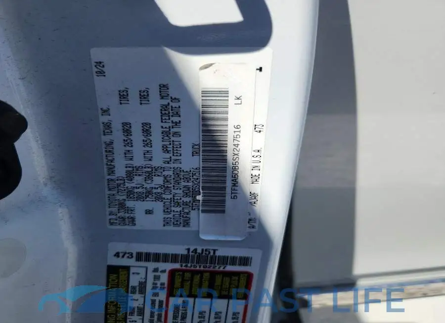 5TFMA5DB5SX247516# 13