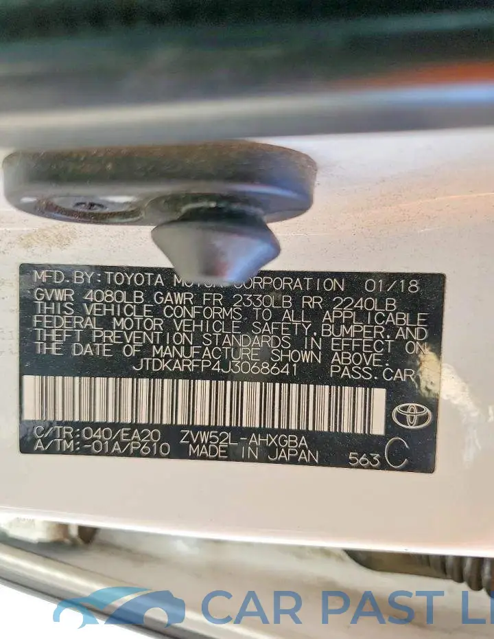 JTDKARFP4J3068641# 13