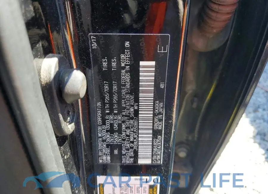 JTEBU5JR2J5508817# 13